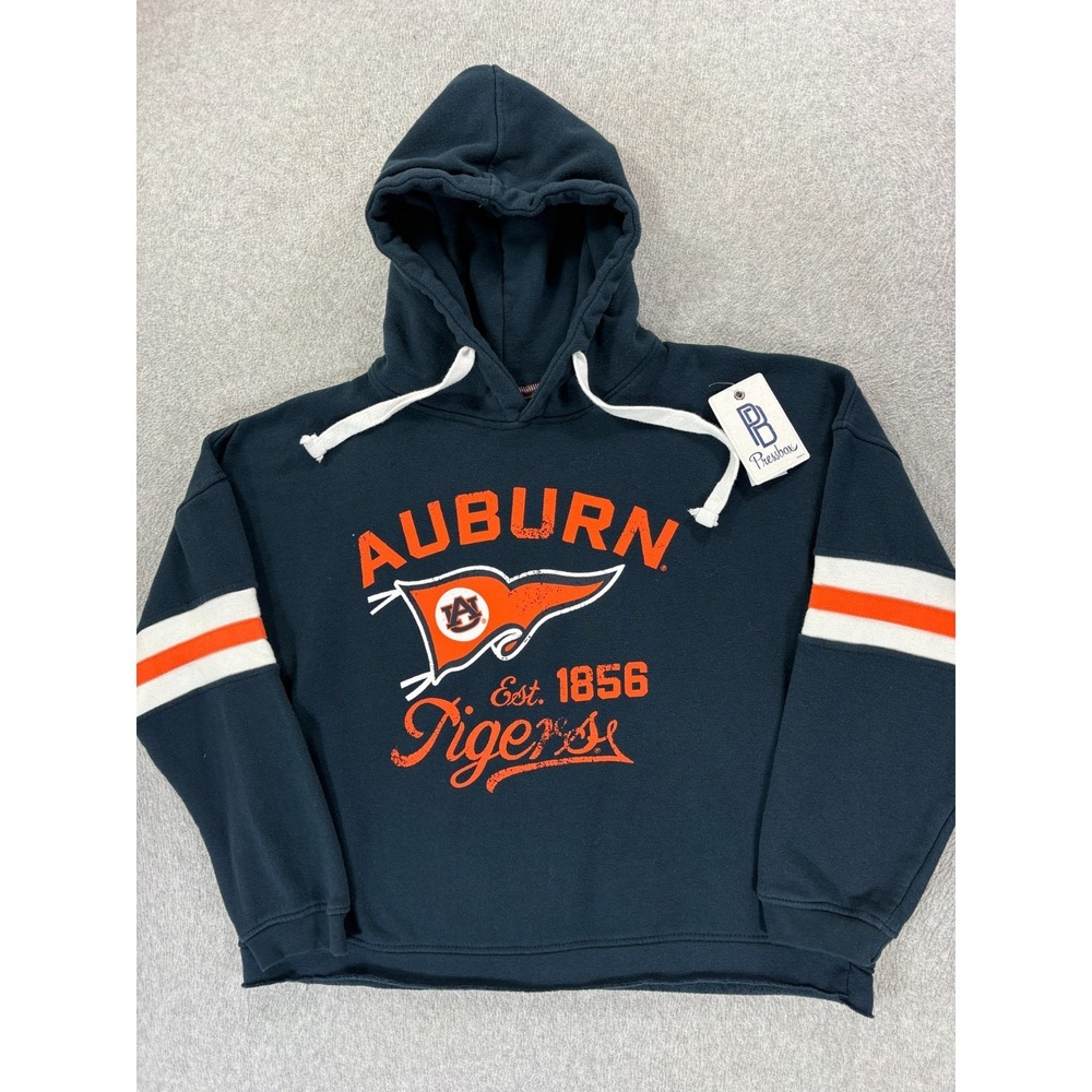 NWT‎ Auburn Tigers Pressbox Campus Hoodie Sweatshirt (Women's Medium) Blue